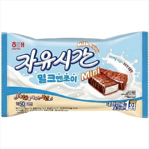 해태제과  자유시간 밀크엔조이 375g