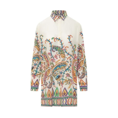 에트로 셔츠 WRIA0103AKG20 X0800 STAMPA FDO CREMA