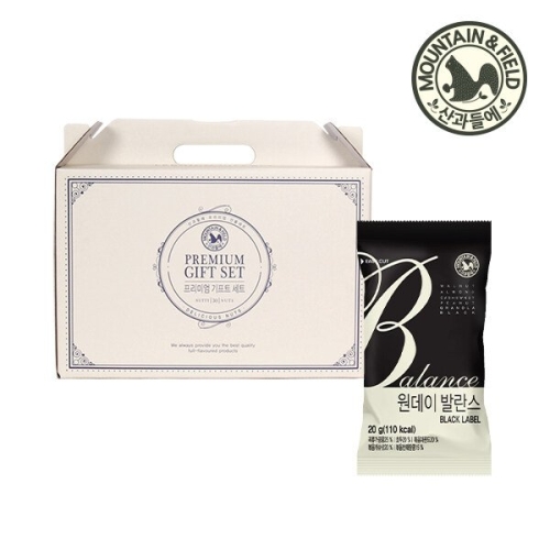 산과들에  원데이 발란스 블랙 선물세트 20g 30입