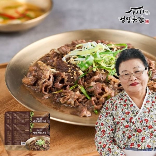 정성곳간  강순의 명인의 국내산 버섯 파불고기 300g