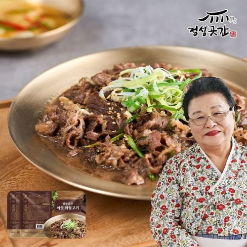 정성곳간  강순의 명인의 국내산 버섯 파불고기 300g