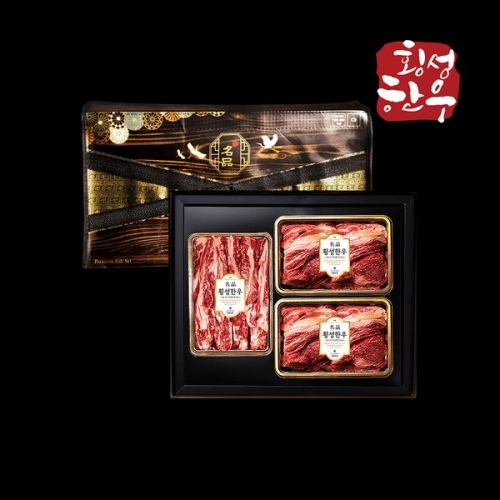 박참봉푸줏간  1등급 횡성한우 암소명품구이 세트 5호 1.1kg