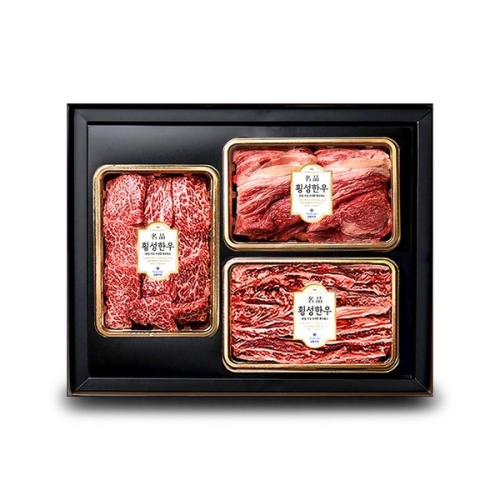 박참봉푸줏간  1등급 횡성한우 암소명품구이 세트 7호 1kg