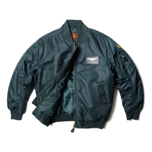 남성 캐주얼 레이싱 오토바이 점퍼 MA1 패딩점퍼 빅사이즈 WFG0ZHR