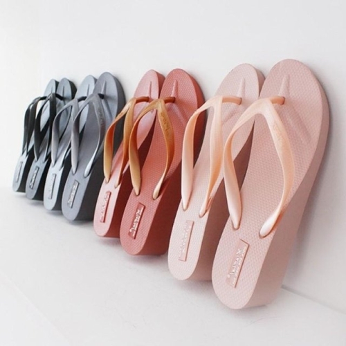 하이 키높이 5cm 통굽 여자 굽있는 플리플랍 쪼리 굽 WFIG0BH