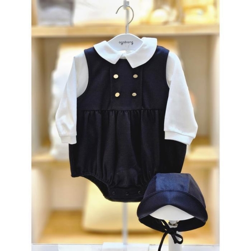 아가방 부평모다 01T127903 젤로바디수트상하 모자 -BP