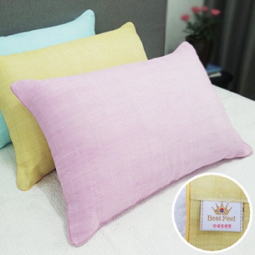 베스트필 고급스런 천연모시100% 베개커버 2개세트_40×60cm
