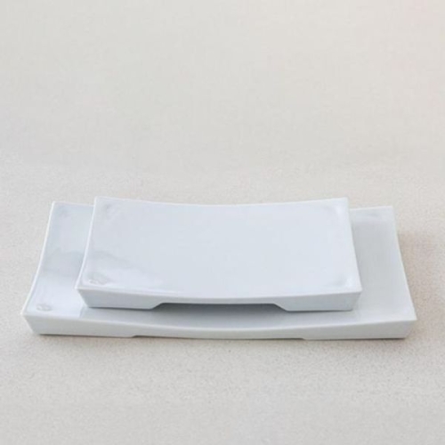 이진 강백자 직사각접시 대 28cm