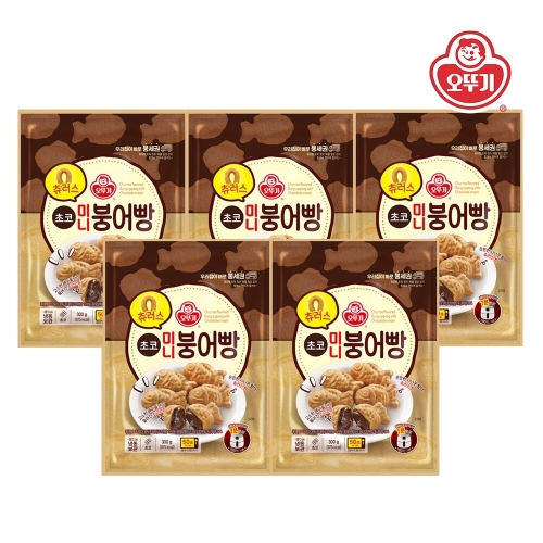 오뚜기  츄러스 미니 붕어빵 초코 300g