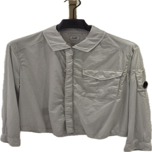 CP컴퍼니 남성 크롬풀 집업 오버셔츠_18CMOS095A