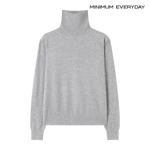 미니멈 에브리데이클래식 베이직 소프트 터틀넥 니트 EB4KT053D