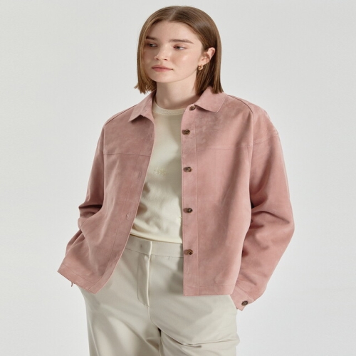 닥스레이디스 여성 메티스 스웨이드 양가죽 셔켓 DLCO6A151