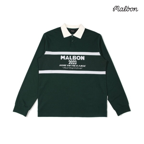 말본골프 남성 하이브리드 카라 블록 티셔츠 M3321PTL08