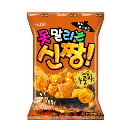 크라운제과  못말리는 신짱 가마솥누룽지맛 120g