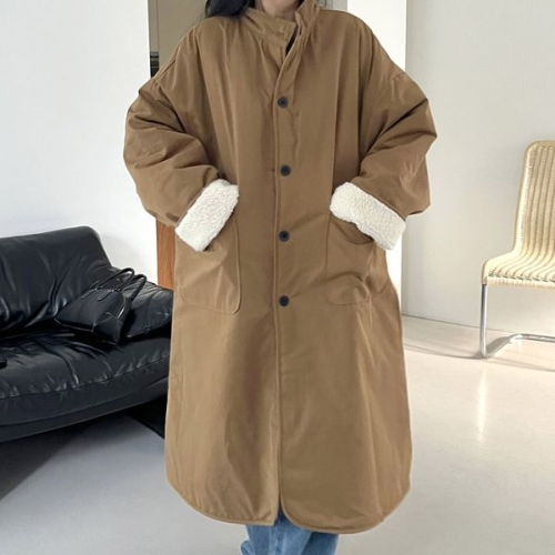 아이우먼 완벽보온털양면패딩 YYV878M512 빅사이즈