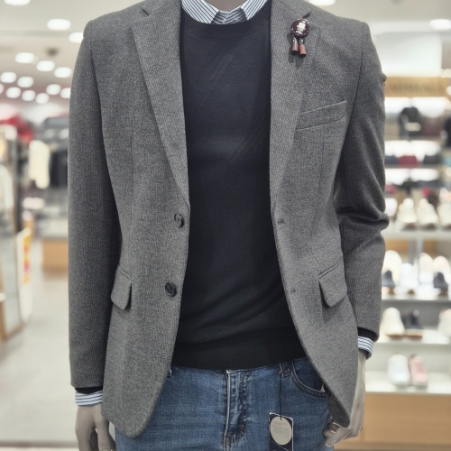 트루젠 사방스판 도톰한 겨울 세미 캐주얼 자켓 EWMPL1500 _DG