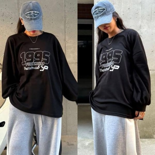 시드마켓 프리덤라운드루즈핏티 502T757S 빅사이즈 여성의류