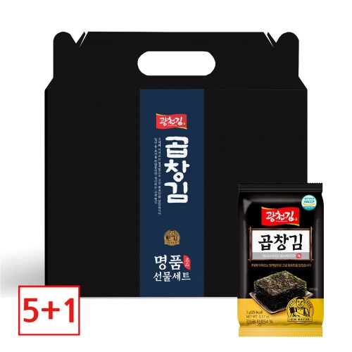 광천김  곱창김 도시락김 5g 16봉 선물세트