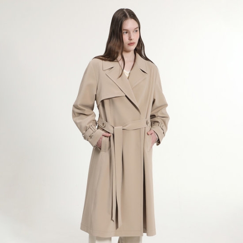 엑스아이엑스 XIX 더블 롱 벨티드 트렌치 코트_X1F11WBB810