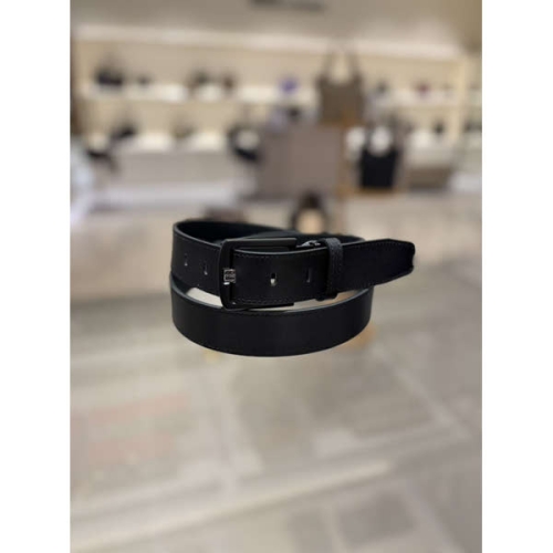 닥스 남성 블랙 DD로고 소가죽 벨트 DBBE6E386BK