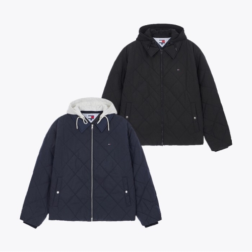 타미진스 타미진 T32G0WJC10TML1 공용 퀼팅 봄버 후드 탈부착 자켓