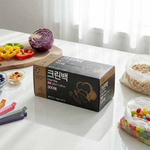 크린랲  식구 크린백 25x35cm 300매