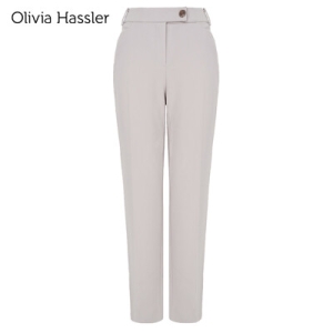 올리비아하슬러 직영_기모 스판 체크 팬츠_OHBWPT501