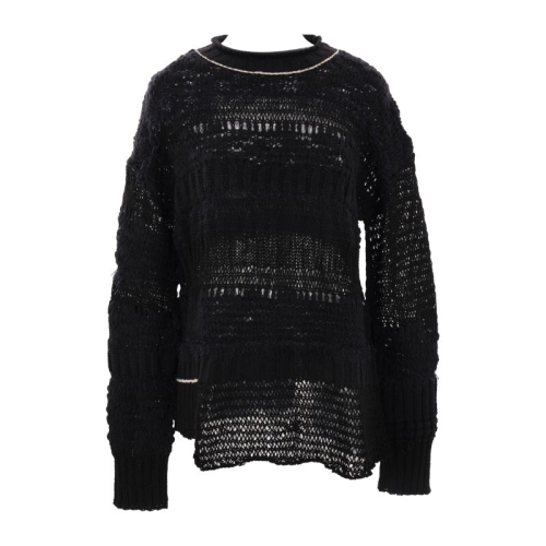 요지야마모토 와이즈 스웨터 YOK05182BLACK Black