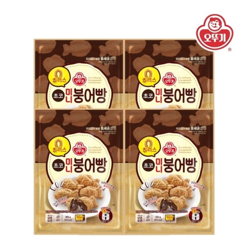 오뚜기  츄러스 미니 붕어빵 초코 300g