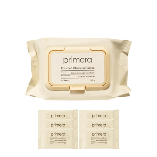 프리메라 NEW 인리치드 클렌징 티슈 60매