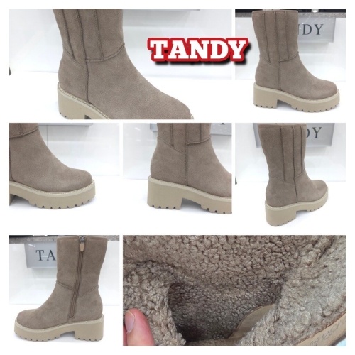 탠디 부츠 6cm 여성 스웨이드 앵글 부츠 X2R5Q524_SH