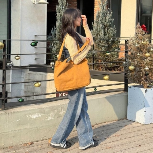 에코 베이직 숄더백 리유저블백 수제가방 WFIOQ57