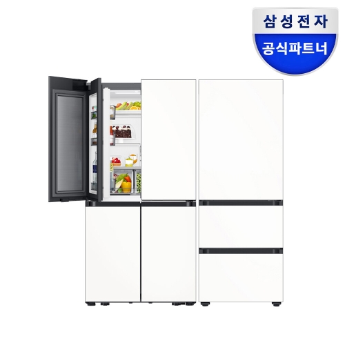 삼성전자 비스포크 키친핏 Max RM70F63R2A + 키친핏 에센셜 RQ33DB74C1AP (화이트)