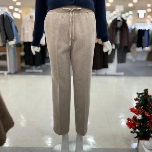 스위트숲 sh06 포쉐린 허리밴딩 겨울 일자팬츠 ABXLP2A