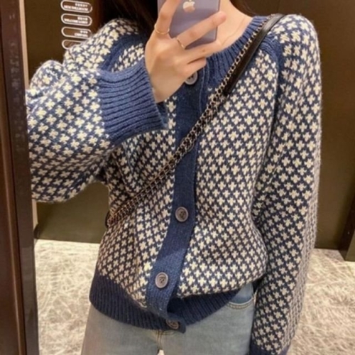 리가 데일 디건 차분한 기본 청가디건 20대 봄 WFIM1DZ