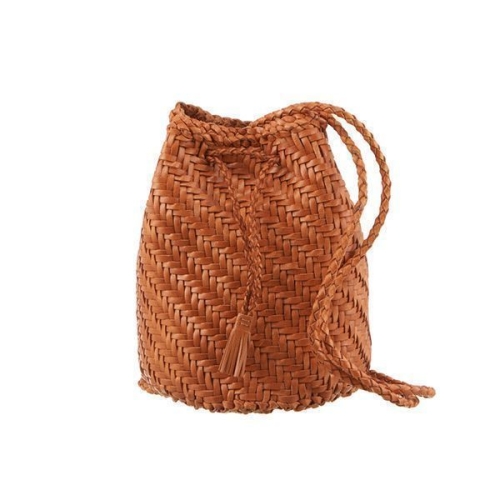 드래곤디퓨전 버킷백 8838 CUOIO 폼폼 더블 점프 여성 버킷백 55790554