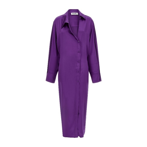 아티코 어시메트릭 버튼 커버 셰미지에 미디 원피스 260WCW00257 769