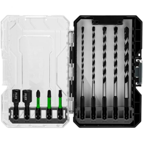 플렉스  스택 팩 10개 세트 카바이드 팁 다목적 건설용 드릴 및 드라이브 비트 FAM1060110 2634687