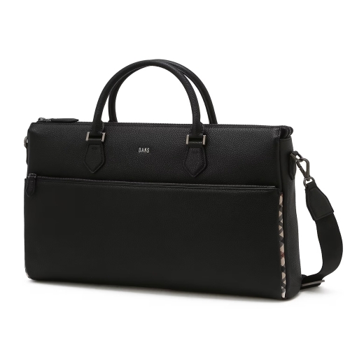 닥스 블랙 로고장식 체크포인트 토트백_DBBA6E111