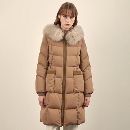 올리비아로렌 포켓배색다운VOCKD4WWA411-GN