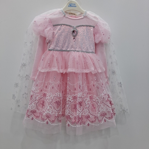 리틀밥독 W오르골공주원피스 핑크 H254MOP083_SH