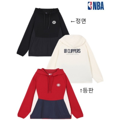 NBA LAC CLIPPERS 하이브리드 후드티셔츠 N223TH131Z 463694
