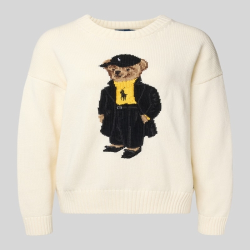 폴로랄프로렌 폴로 라운드넥 멜란지 니트 점퍼 스웨터 긴팔 꽈배기 211978310