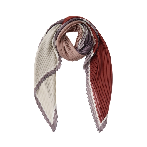 플리츠미 다이아몬드 컬러 블록 스카프_EPSCW225003