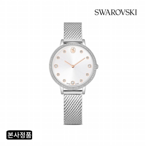 스와로브스키 여성 Clarica 실버 톤 메탈 시계_5740971