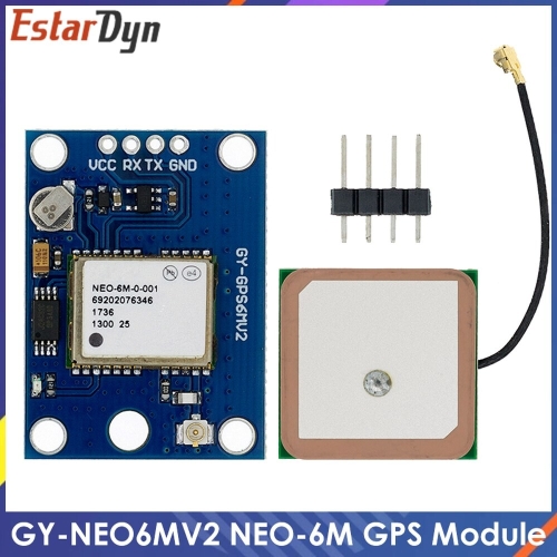 GY  EstarDyn NEO Arduino 비행 제어 5 NEO6MV2 6M APM2 MWC 안테나 모듈 용 M GPS 대형 새로운