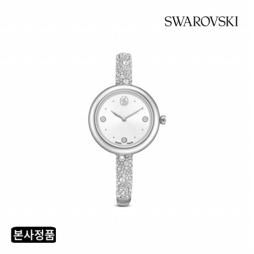 스와로브스키 여성 Sublima bangle 실버 톤 메탈 시계_5730369