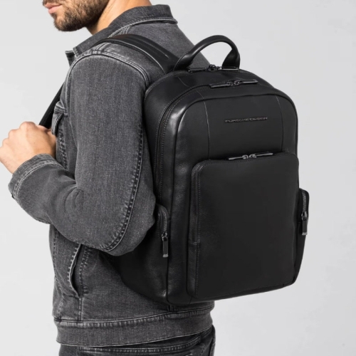 포르쉐디자인 포르쉐 디자인 로드스타 나일론 레더 백팩 M ONY01613_001