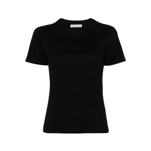 몽클레르 비디드 로고 티셔츠 8C0001589AIJ999 Black