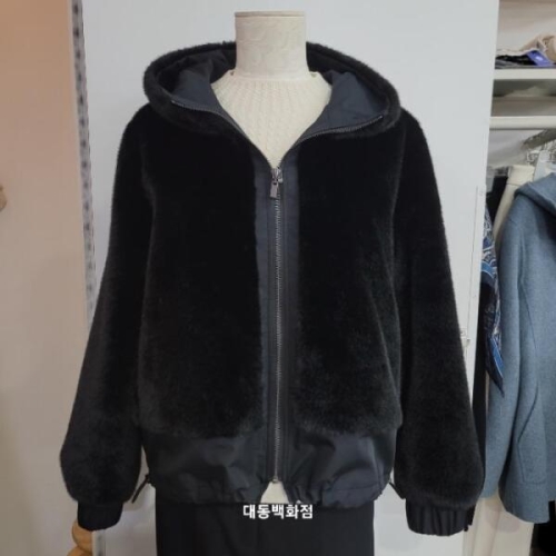 올리비아하슬러 올리비아슬러 DP01 퍼 점퍼 OHEWLF801